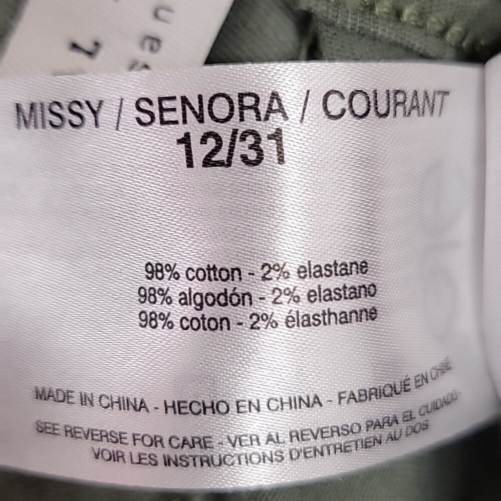 Social Standard by sanctuary Women High-Rise Skinny Camo Zip Closure Size 12/31 - Picture 9 of 10